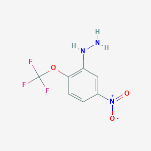 1-(5-Nitro-2-(trifluoromethoxy)phenyl)hydrazine