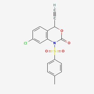 7-Chloro-4-ethynyl-1,4-dihydro-1-[(4-methylphenyl)sulfonyl]-2H-3,1-benzoxazin-2-one