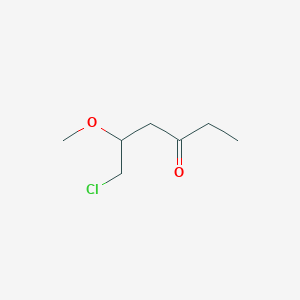 6-Chloro-5-methoxyhexan-3-one