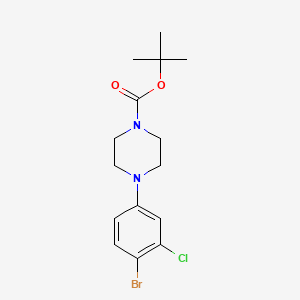 Tert-butyl 4-(4-bromo-3-chlorophenyl)piperazine-1-carboxylate