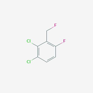 molecular formula C7H4Cl2F2 B14066127 1,2-Dichloro-4-fluoro-3-(fluoromethyl)benzene CAS No. 1803787-45-2