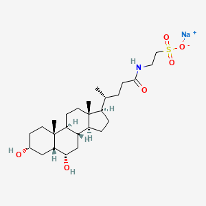 molecular formula C26H44NNaO6S B1406616 Sodium taurohyodeoxycholate CAS No. 38411-85-7