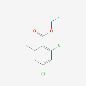 molecular formula C10H10Cl2O2 B1406623 Ethyl 2,4-dichloro-6-methylbenzoate CAS No. 1803805-35-7