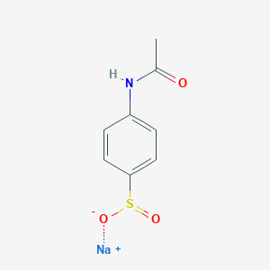 molecular formula C₈H₈NNaO₃S B140663 Sodium 4-Acetamidobenzenesulfinate CAS No. 15898-43-8