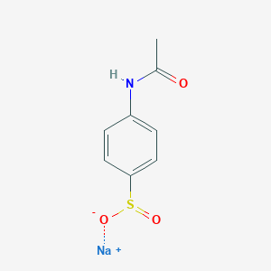 molecular formula C₈H₈NNaO₃S B140663 4-乙酰氨基苯磺酸钠 CAS No. 15898-43-8