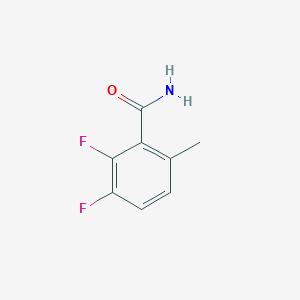 molecular formula C8H7F2NO B1406641 2,3-Difluoro-6-methylbenzamide CAS No. 1806332-05-7