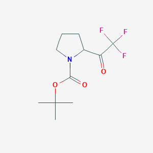 Tert-butyl 2-(2,2,2-trifluoroacetyl)pyrrolidine-1-carboxylate