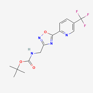 tert-Butyl [5-(5'-(trifluoromethyl)pyridin-2'-yl)-[1,2,4]oxadiazol-3-ylmethyl]carbamate