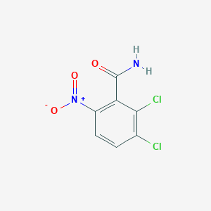 molecular formula C7H4Cl2N2O3 B1406662 2,3-二氯-6-硝基苯甲酰胺 CAS No. 1806367-56-5