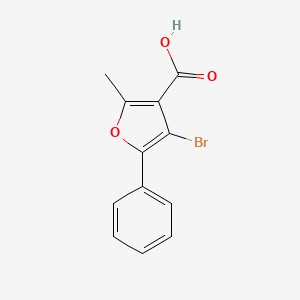 4-Bromo-2-methyl-5-phenyl-3-furoic acid