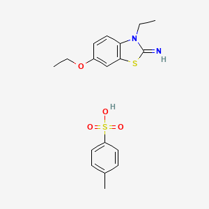 6-ethoxy-3-ethylbenzo[d]thiazol-2(3H)-imine 4-methylbenzenesulfonate