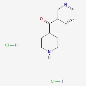 Piperidin-4-yl(pyridin-3-yl)methanone dihydrochloride