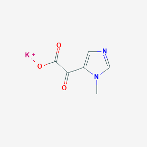 potassium 2-(1-methyl-1H-imidazol-5-yl)-2-oxoacetate