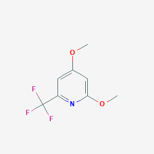 molecular formula C8H8F3NO2 B1406674 2,4-Dimethoxy-6-(trifluoromethyl)pyridine CAS No. 1227588-22-8