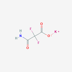 molecular formula C3H2F2KNO3 B1406677 Potassium 2-carbamoyl-2,2-difluoroacetate CAS No. 1803591-67-4