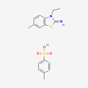 3-ethyl-6-methylbenzo[d]thiazol-2(3H)-imine 4-methylbenzenesulfonate