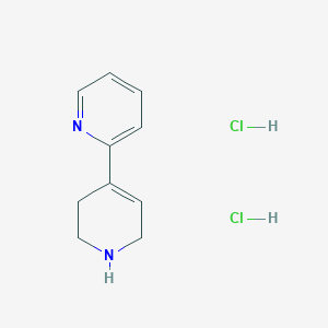 molecular formula C10H14Cl2N2 B1406688 1',2',3',6'-Tetrahydro-2,4'-bipyridine dihydrochloride CAS No. 1347744-97-1
