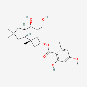 B14066991 Armillol everninate CAS No. 102092-44-4