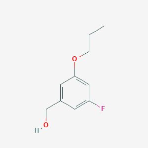 molecular formula C10H13FO2 B1406705 5-Fluoro-3-n-propoxybenzyl alcohol CAS No. 1443344-90-8