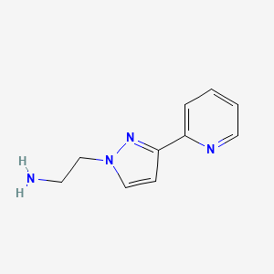 2-(3-(pyridin-2-yl)-1H-pyrazol-1-yl)ethan-1-amine