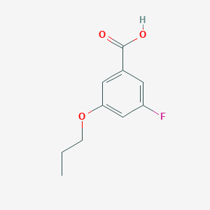 molecular formula C10H11FO3 B1406711 3-氟-5-丙氧基苯甲酸 CAS No. 1378826-86-8