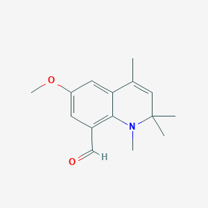6-Methoxy-1,2,2,4-tetramethyl-1,2-dihydroquinoline-8-carbaldehyde