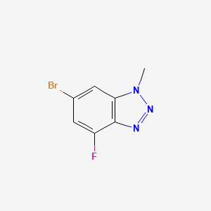 6-bromo-4-fluoro-1-methyl-1H-benzo[d][1,2,3]triazole