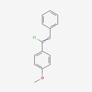 1-(1-Chloro-2-phenylethenyl)-4-methoxybenzene