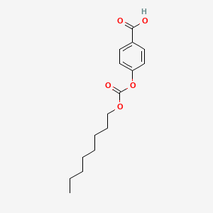 4-{[(Octyloxy)carbonyl]oxy}benzoic acid