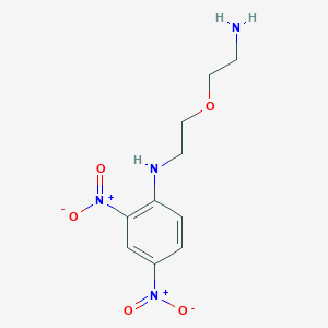 molecular formula C10H14N4O5 B14067506 N-(2-(2-Aminoethoxy)ethyl)-2,4-dinitroaniline 