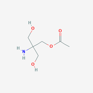 molecular formula C6H13NO4 B14067513 Tromethamine (acetate) 