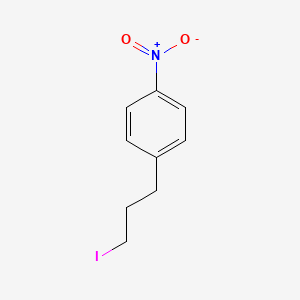 molecular formula C9H10INO2 B14067769 1-(3-Iodopropyl)-4-nitrobenzene CAS No. 100708-34-7