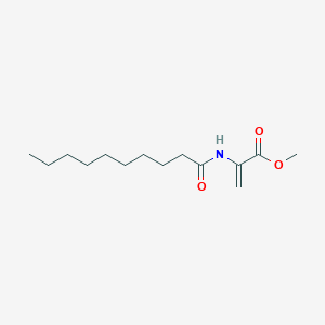 molecular formula C14H25NO3 B14067877 Methyl 2-(decanoylamino)prop-2-enoate CAS No. 101979-26-4