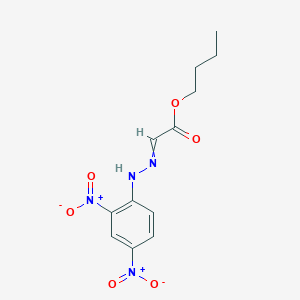 molecular formula C12H14N4O6 B14067930 Butyl [2-(2,4-dinitrophenyl)hydrazinylidene]acetate CAS No. 100121-01-5