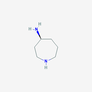 molecular formula C6H14N2 B14068231 (S)-Azepan-4-amine 