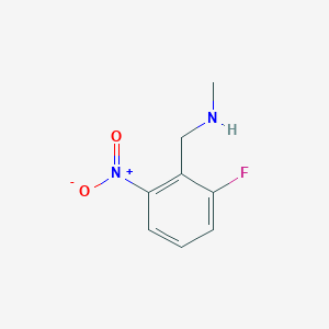 molecular formula C8H9FN2O2 B1406837 N-(2-Fluoro-6-nitrobenzyl)-N-methylamine CAS No. 1355334-58-5