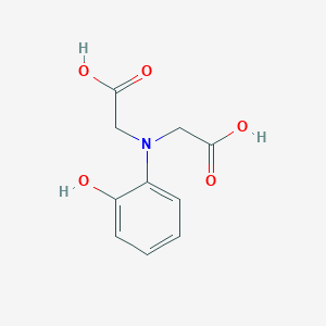 molecular formula C10H11NO5 B14068486 Glycine, N-(carboxymethyl)-N-(hydroxyphenyl)- CAS No. 100844-86-8