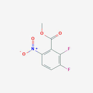 molecular formula C8H5F2NO4 B14068511 Methyl 2,3-difluoro-6-nitrobenzoate 