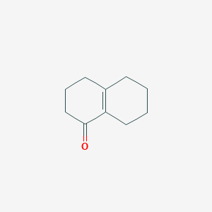 molecular formula C10H14O B14068675 3,4,5,6,7,8-Hexahydro-1(2H)-naphthalenone CAS No. 18631-96-4