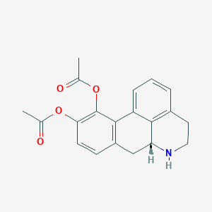 molecular formula C20H19NO4 B140688 10,11-Dihydroxy-N-(n-2-fluoroethyl)norapomorphine CAS No. 149156-25-2