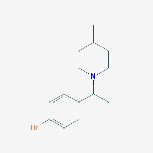 molecular formula C14H20BrN B1406891 1-(1-(4-Bromophenyl)ethyl)-4-methylpiperidine CAS No. 1487331-53-2