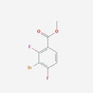 molecular formula C8H5BrF2O2 B1406914 3-溴-2,4-二氟苯甲酸甲酯 CAS No. 935534-49-9