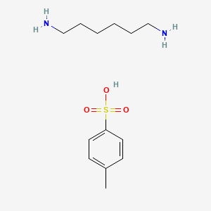 molecular formula C13H24N2O3S B14069170 1,6-Hexanediamine, 4-methylbenzenesulfonate CAS No. 21915-70-8