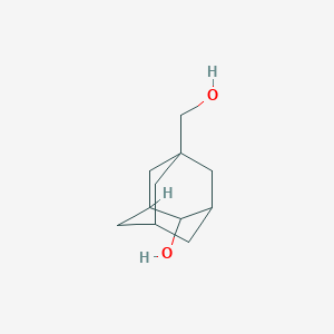 molecular formula C11H18O2 B1406926 4-Hydroxy-1-hydroxymethyladmantane CAS No. 165963-56-4
