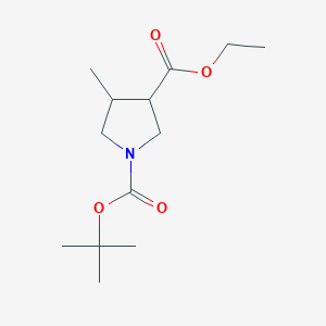 1-tert-Butyl 3-ethyl 4-methylpyrrolidine-1,3-dicarboxylate