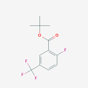 molecular formula C12H12F4O2 B1406939 tert-Butyl 2-fluoro-5-(trifluoromethyl)benzoate CAS No. 1507897-78-0