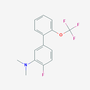 (4-Fluoro-2'-(trifluoromethoxy)biphenyl-3-yl)-dimethylamine