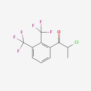 1-(2,3-Bis(trifluoromethyl)phenyl)-2-chloropropan-1-one