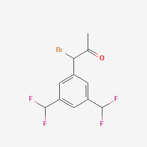 1-(3,5-Bis(difluoromethyl)phenyl)-1-bromopropan-2-one