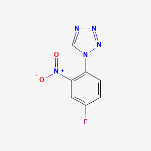 1-(4-fluoro-2-nitrophenyl)-1H-tetrazole